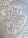 Lucerne Pattern # Linen Fabric # Borders # Raised Embroidery details
